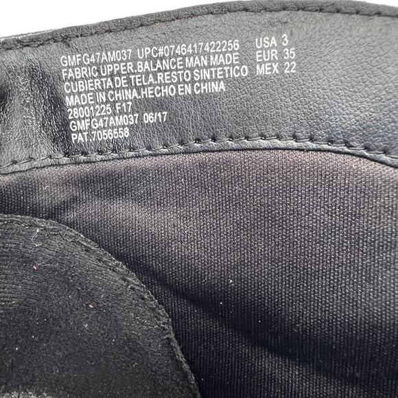 Faded Glory black, fringe, boots, Girls size 3 - Picture 6 of 6